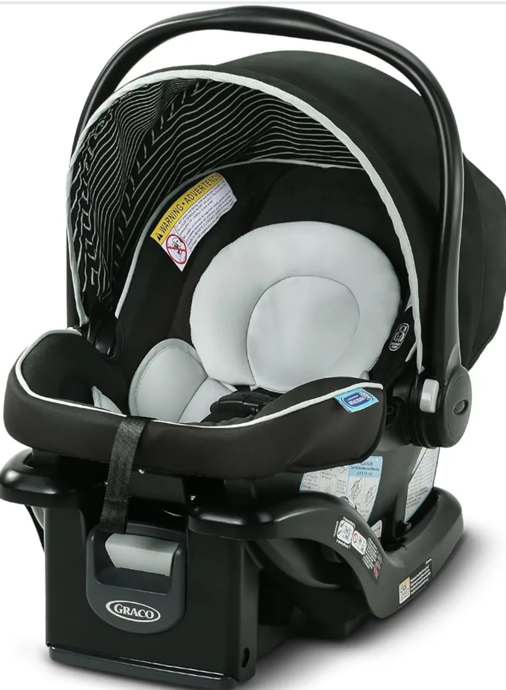 Graco SnugRide Lite LX Infant Car Seat, Lightweight Rear-Facing Seat for Babies 4-30 lb, 4-Position Adjustable Base, Latch Installation & ProtectPlus Engineered, Studio customer photo 2