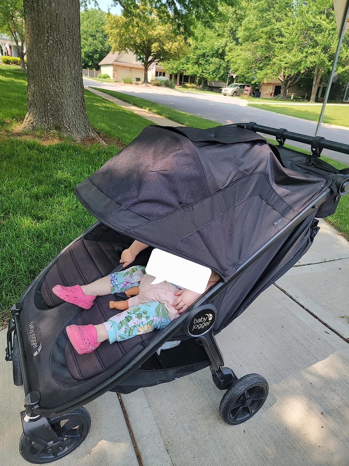 Baby Jogger City Mini GT2 All-Terrain Side by Side Double Stroller, Twin Stroller for Newborns and Toddlers, Compatible with Britax, Cybex, Graco, and Maxi Cosi Infant Car Seats, Jet Black customer photo 1