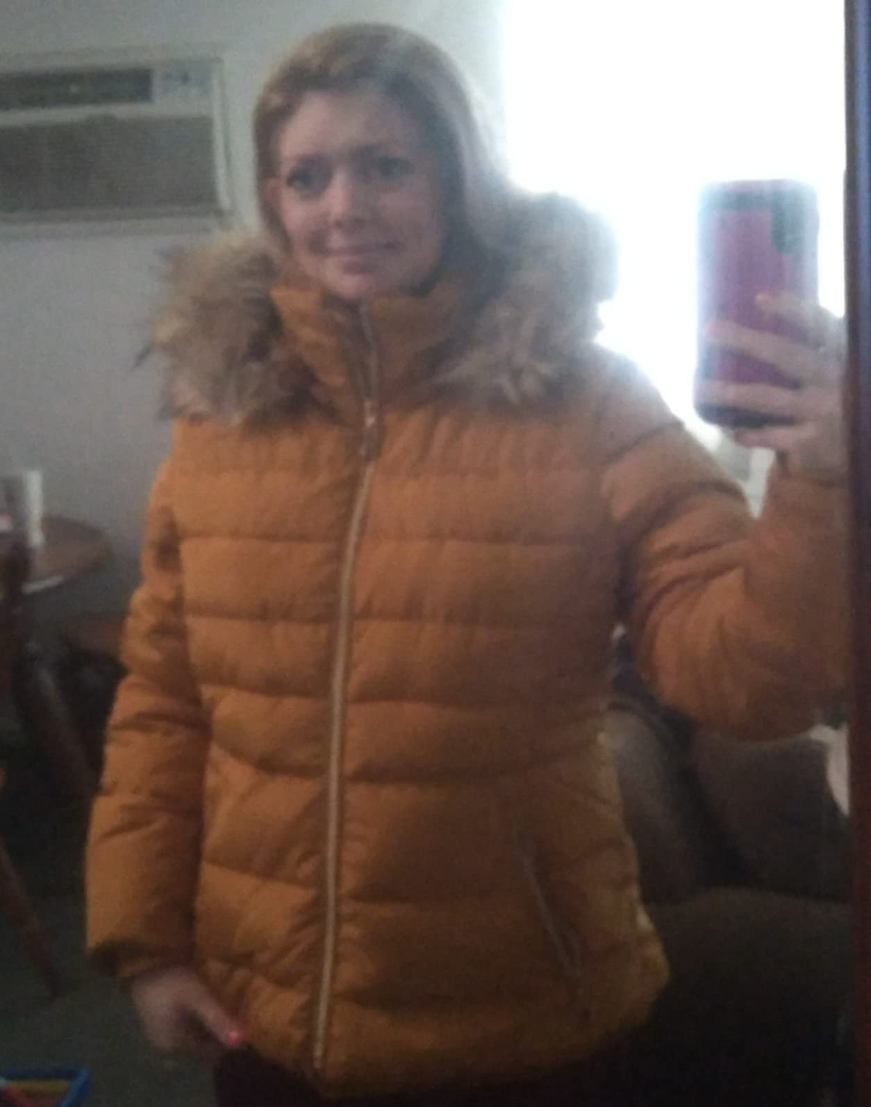 BodiLove Women's Fur Hooded Thickened Jacket with Fleece Lining customer photo 2