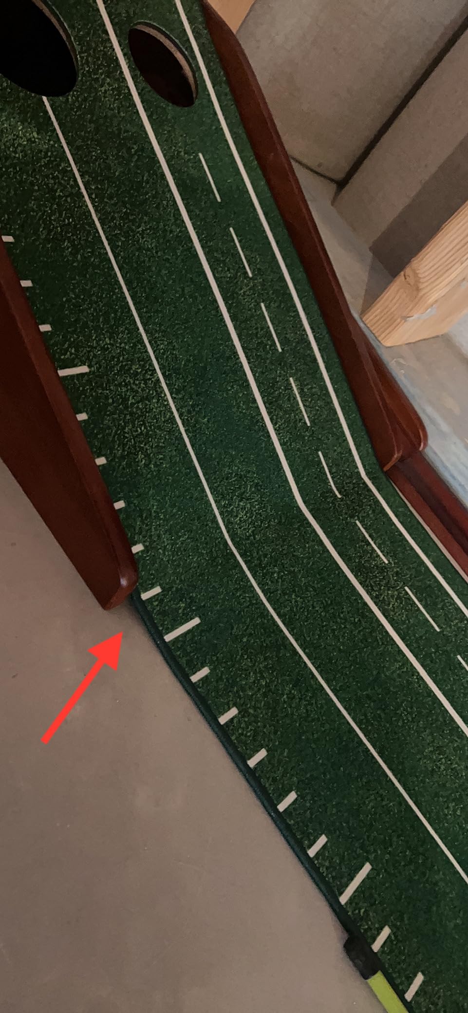 Perfect Practice Putting Mat & Chipping Net, Indoor & Outdoor Putting Green, Chipping Mat for Home & Office, Premium Golf Training Aids for Putting Practice with Realistic Turf, Golf Gifts for Men customer photo 1