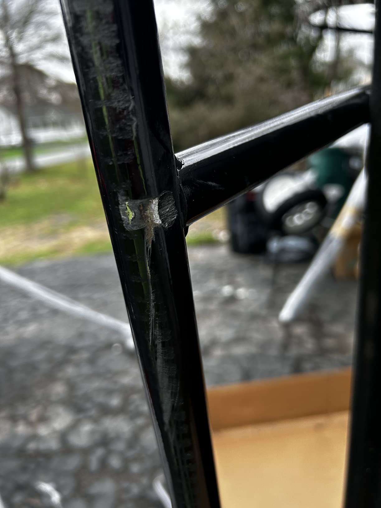 DK2 4 ft. x 6 ft. Single Axle Black UV Powder Coated Open Rail Utility Trailer customer photo 1