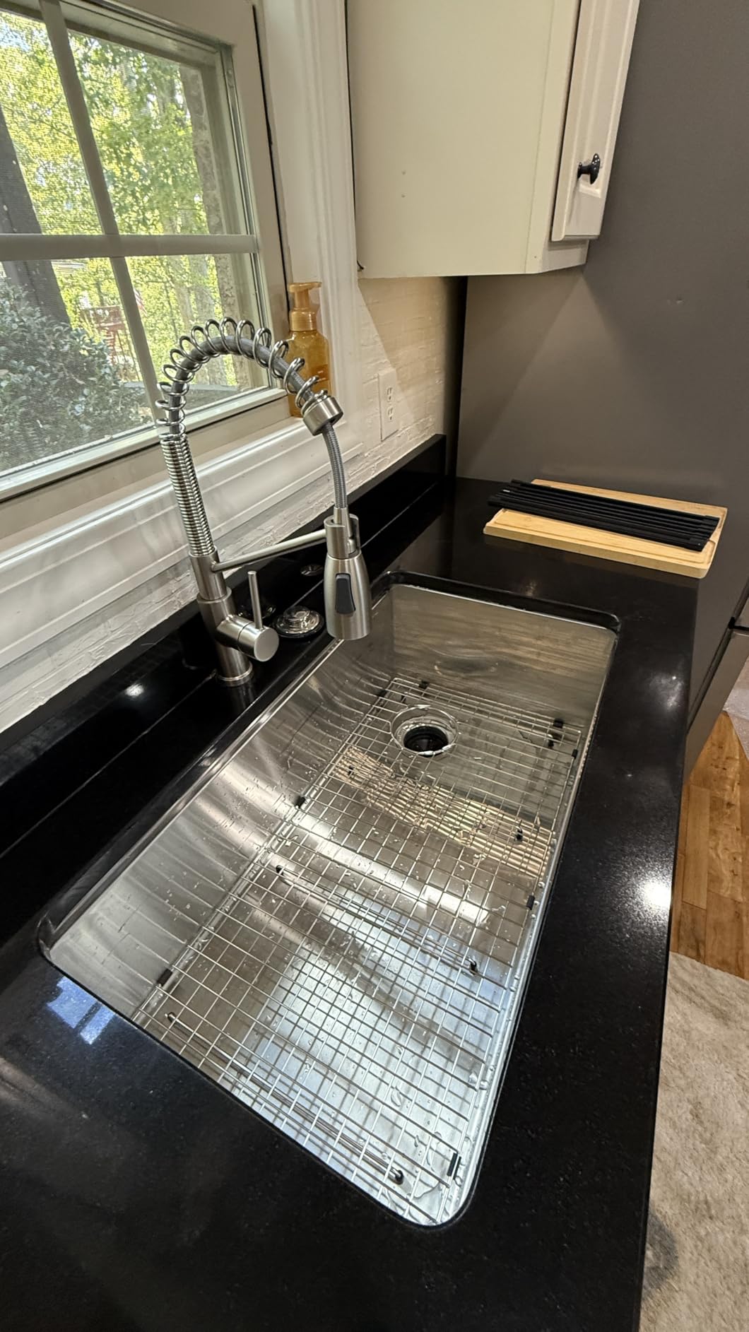 KRAUS Kore 17-Inch Undermount Workstation 16 Gauge Single Bowl Stainless Steel Bar Kitchen Sink with Accessories, KWU111-17 customer photo 1