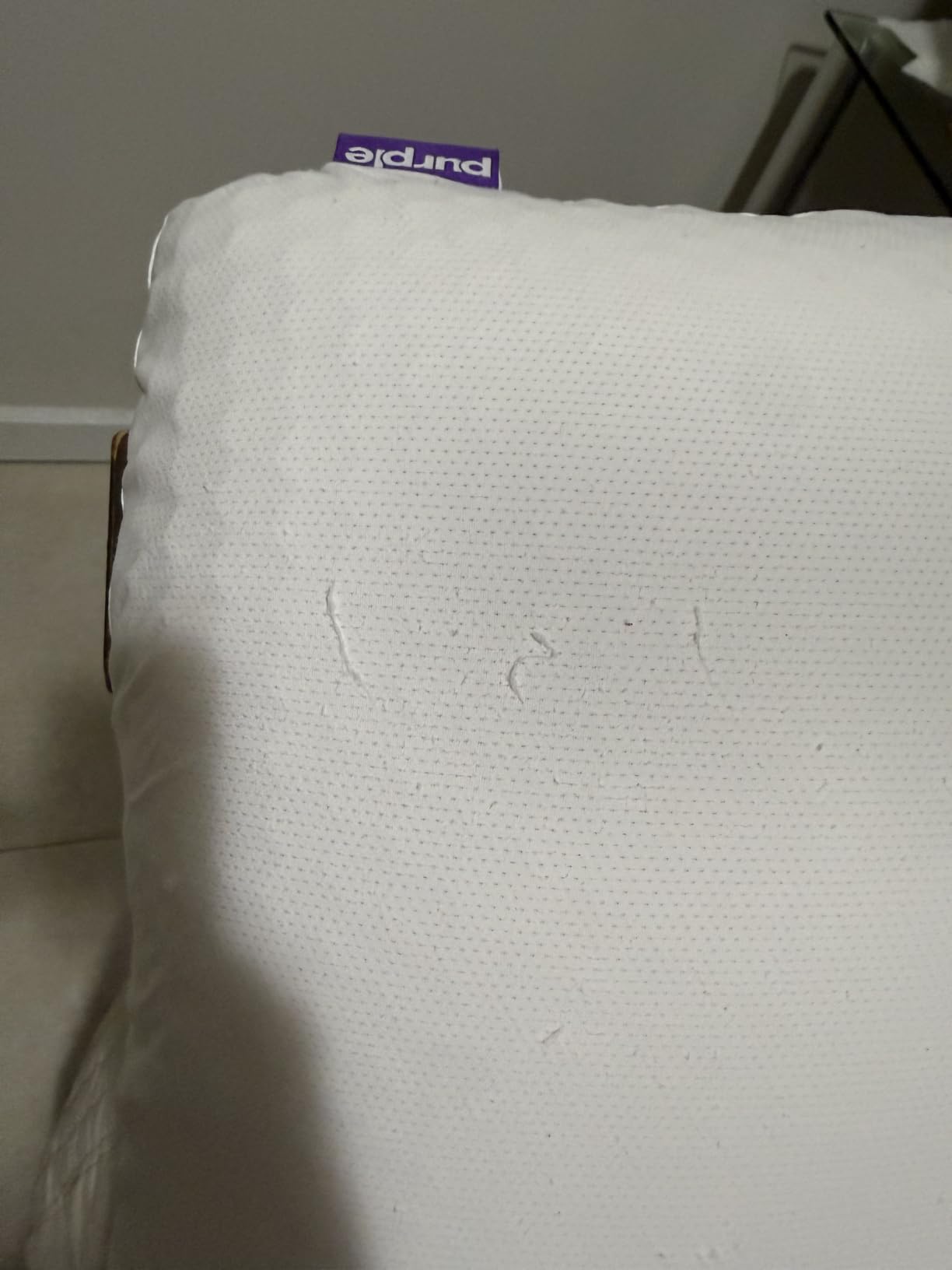 Purple Harmony Pillow - Medium Loft, Standard Size, Cooling Gel Neck Pillow | Side Sleeper Pillow, Weightless Medium Feel, GelFlex Grid and Talalay Latex Foam for Pressure-Relieving Support customer photo 1