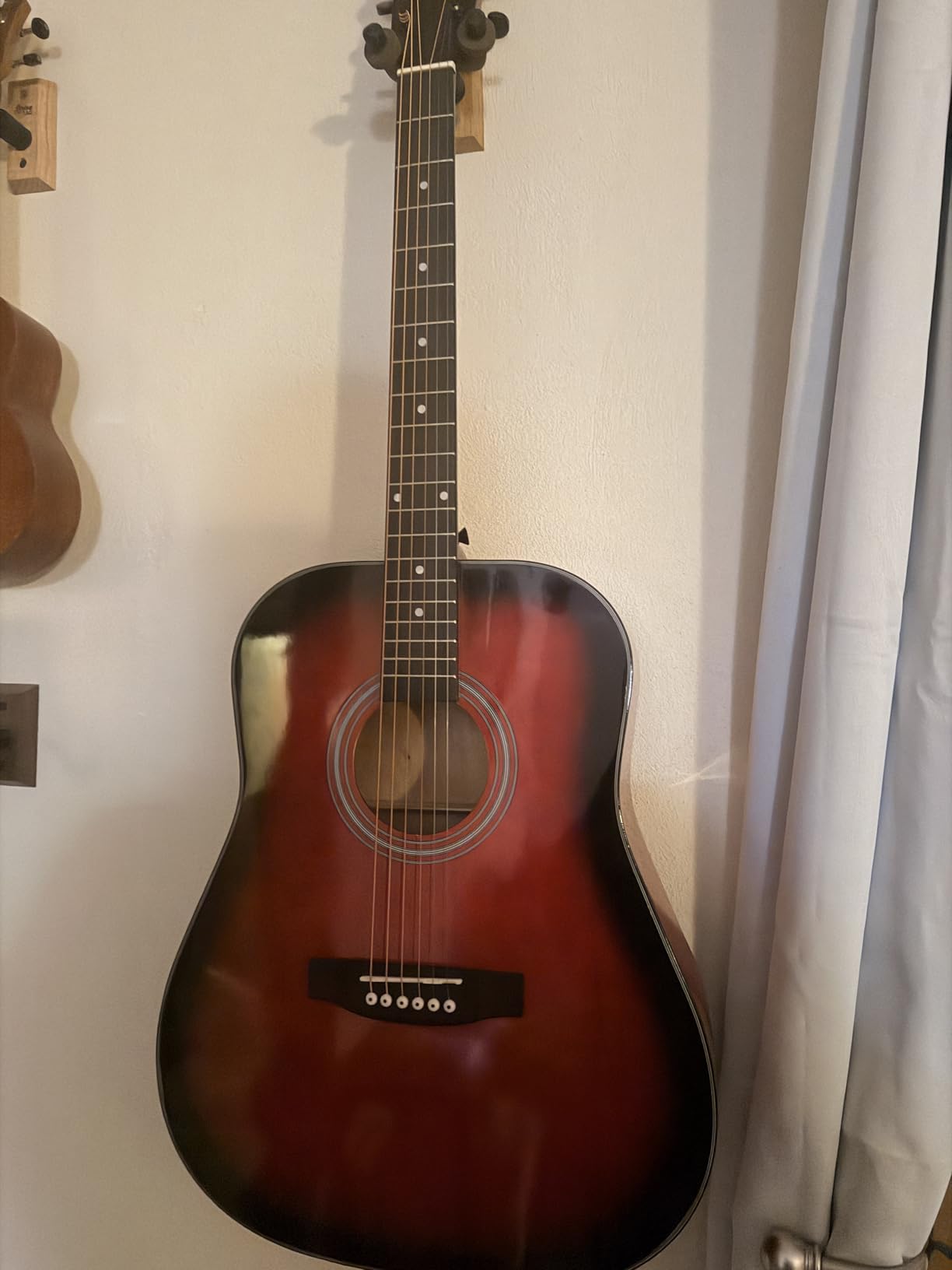 Best Choice Products 41in Full Size Beginner All Wood Acoustic Guitar Starter Set w/Gig Bag, Strap, Capo, Strings, Picks - Sunburst customer photo 1