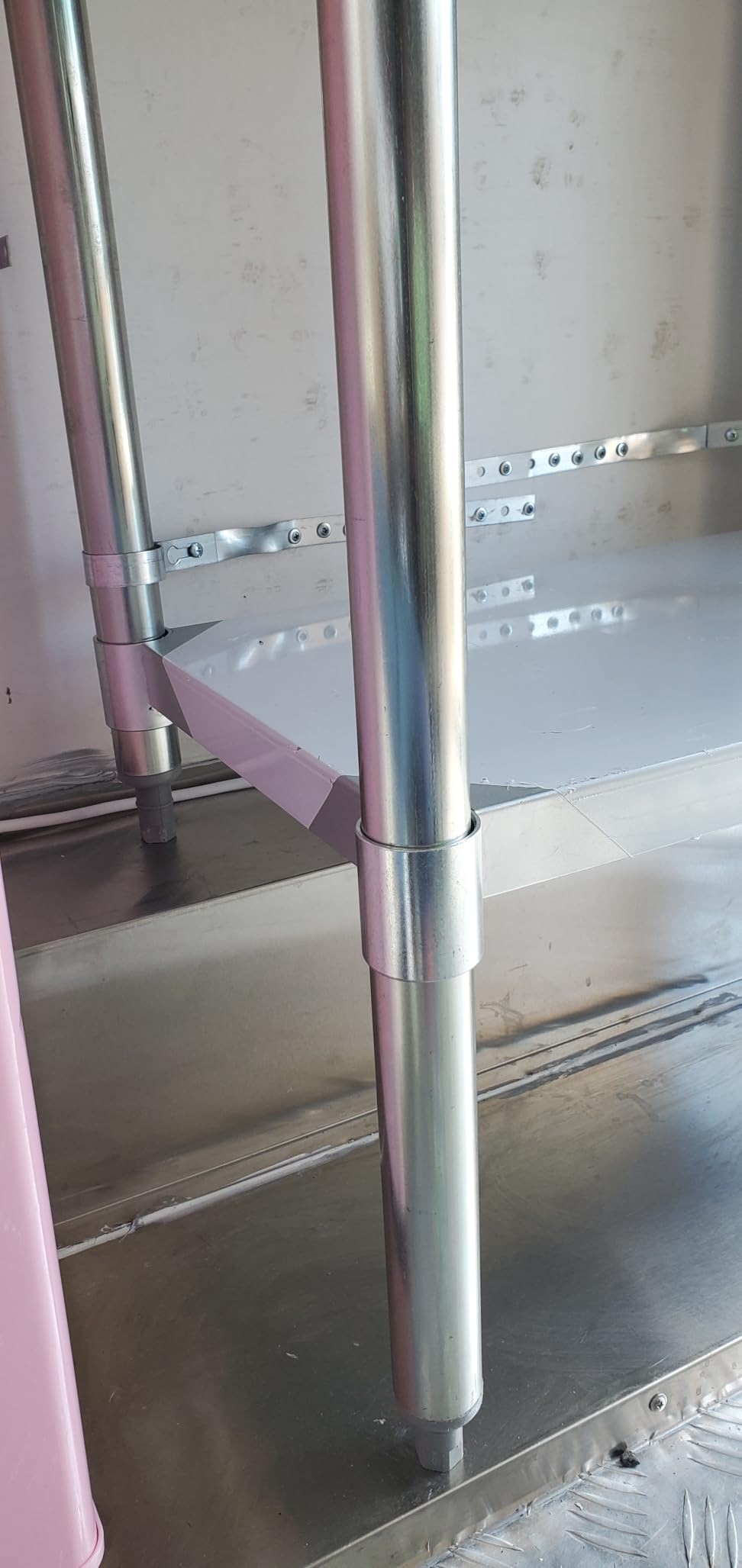 Hally Stainless Steel Table for Prep & Work 30 x 60 Inches NSF Commercial | Metal Heavy Duty Workbench, Adjustment Undershelf customer photo 1