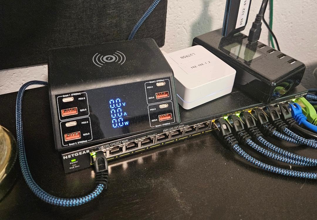 NETGEAR 16 Port PoE Gigabit Ethernet Unmanaged Network Switch (GS316PP) | Essentials Model with 16 x PoE+ Ports @ 183W, Fanless Design for Silent Operation, Desktop or Wall Mount customer photo 1