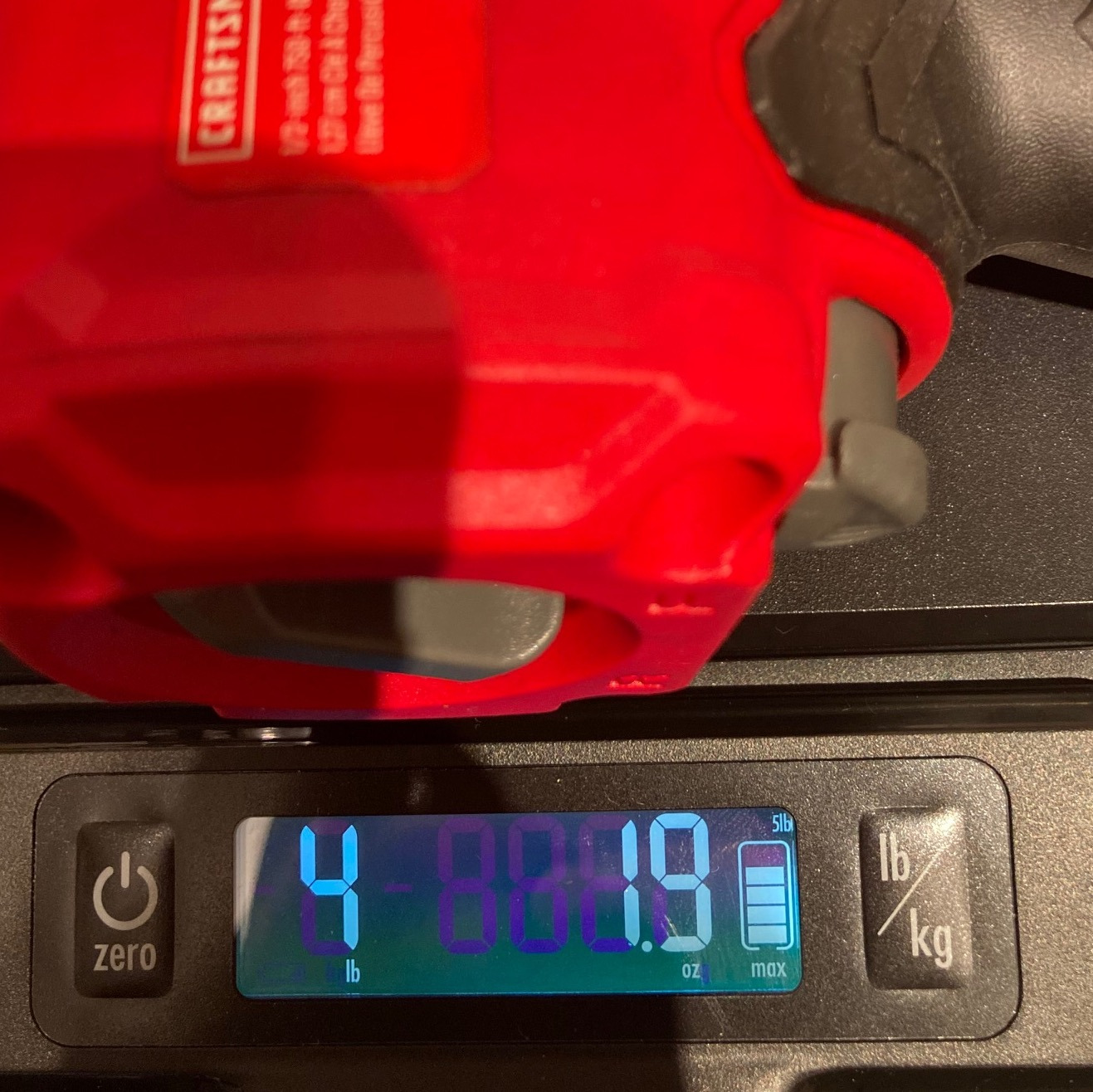 CRAFTSMAN 1/2-in 750 ft-lbs Air Impact Wrench, Composite Body, Variable Power Settings, 1/4-in NPT Air Inlet customer photo 2
