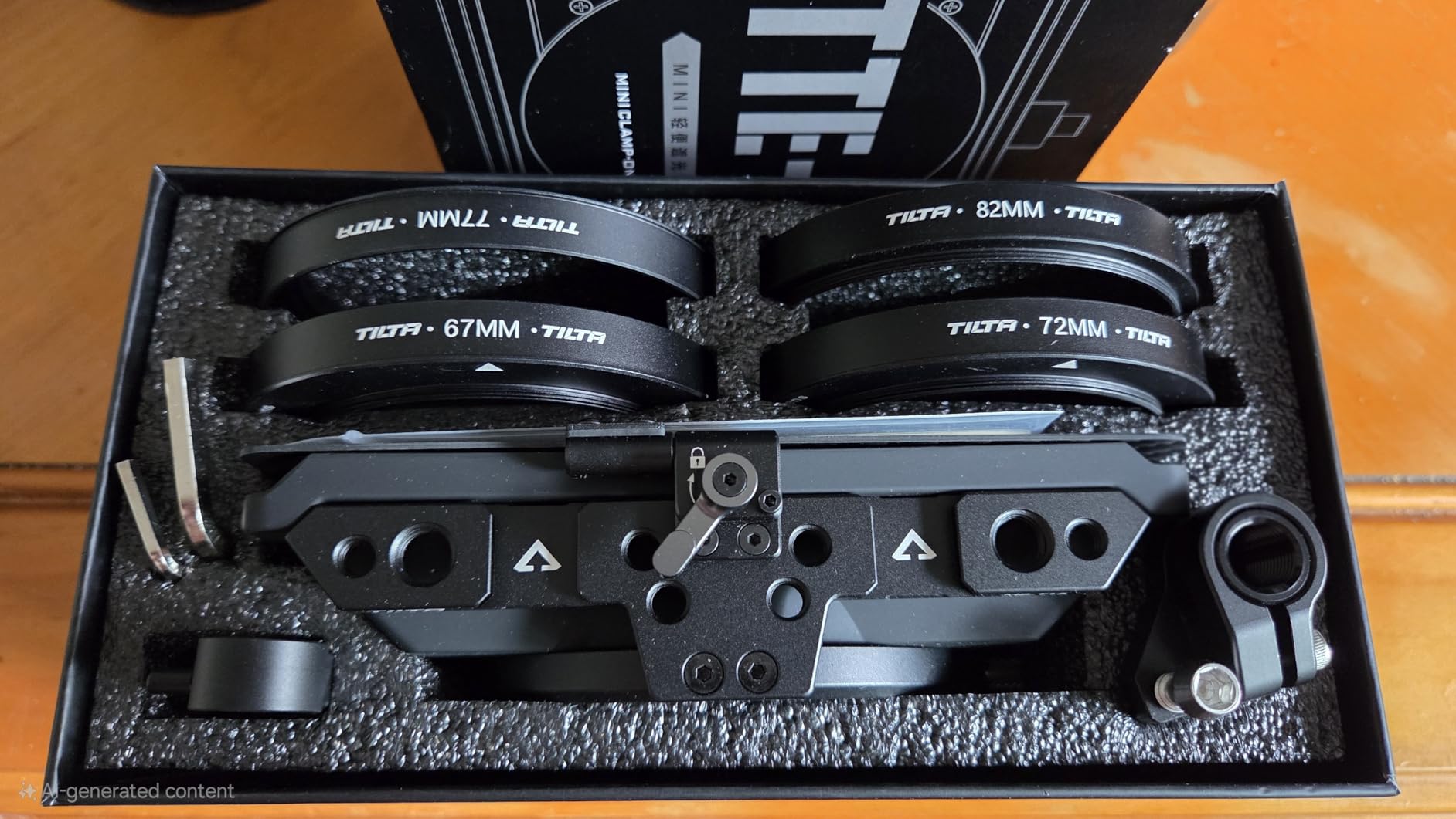 Tilta Mini Matte Box | 15mm Rod Adapter & 4 Lens Adapters | Lightweight | Filter Support | Top Flag | Dual Cold Shoe Mount | Designed for Mirrorless, DSLR | MB-T15 customer photo 1