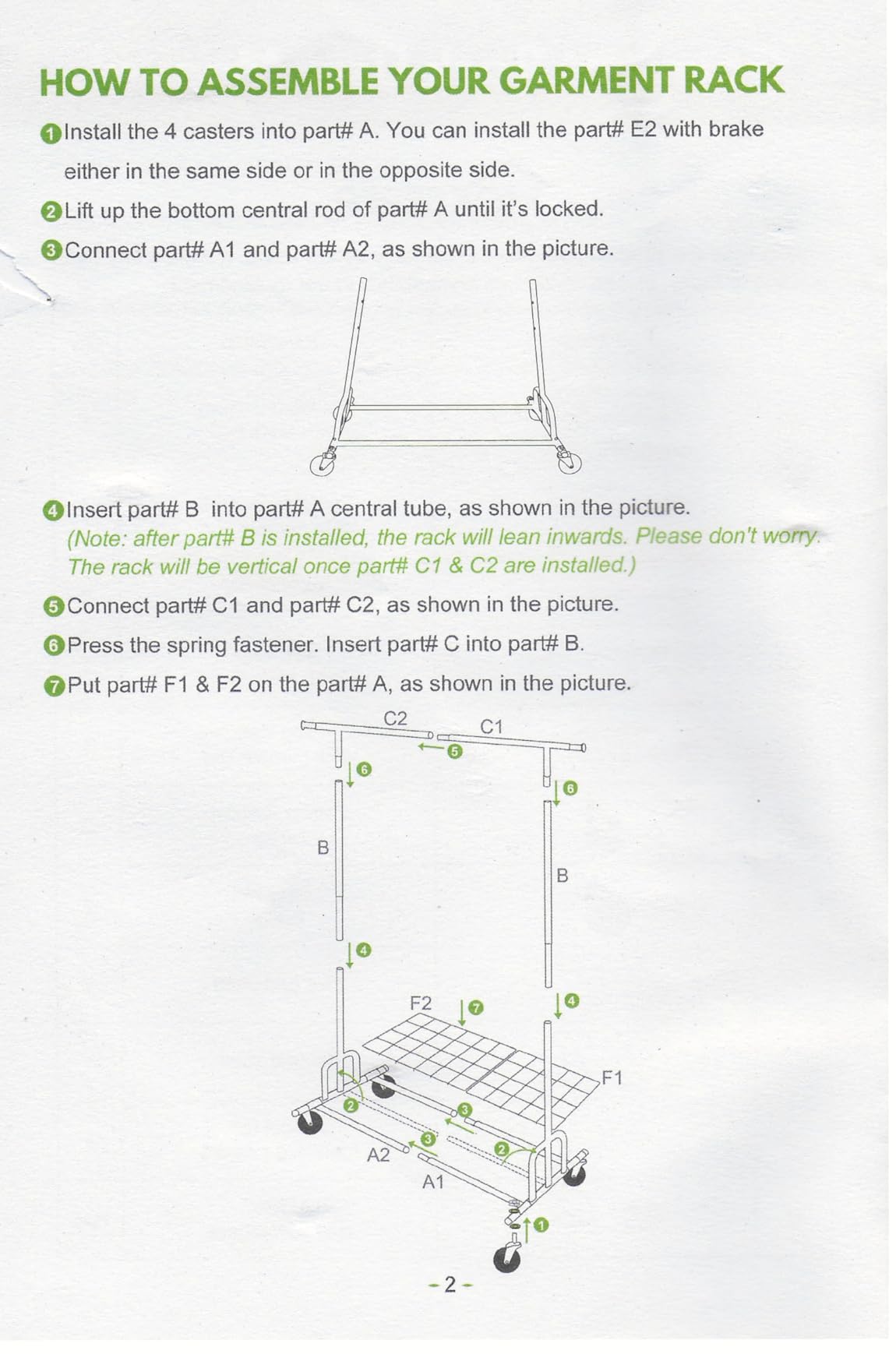 HOKEEPER Clothing Garment Rack Capacity 525LBS Collapsible Clothes Rack customer photo 2