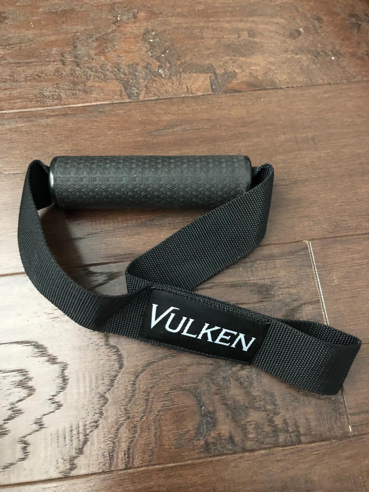 Vulken Wooden Gymnastic Rings with Adjustable Numbered Straps. 1.1'' Olympic Rings for Core Workout and Bodyweight Training. Home Gym Rings 1600lbs with Workout Handles customer photo 1