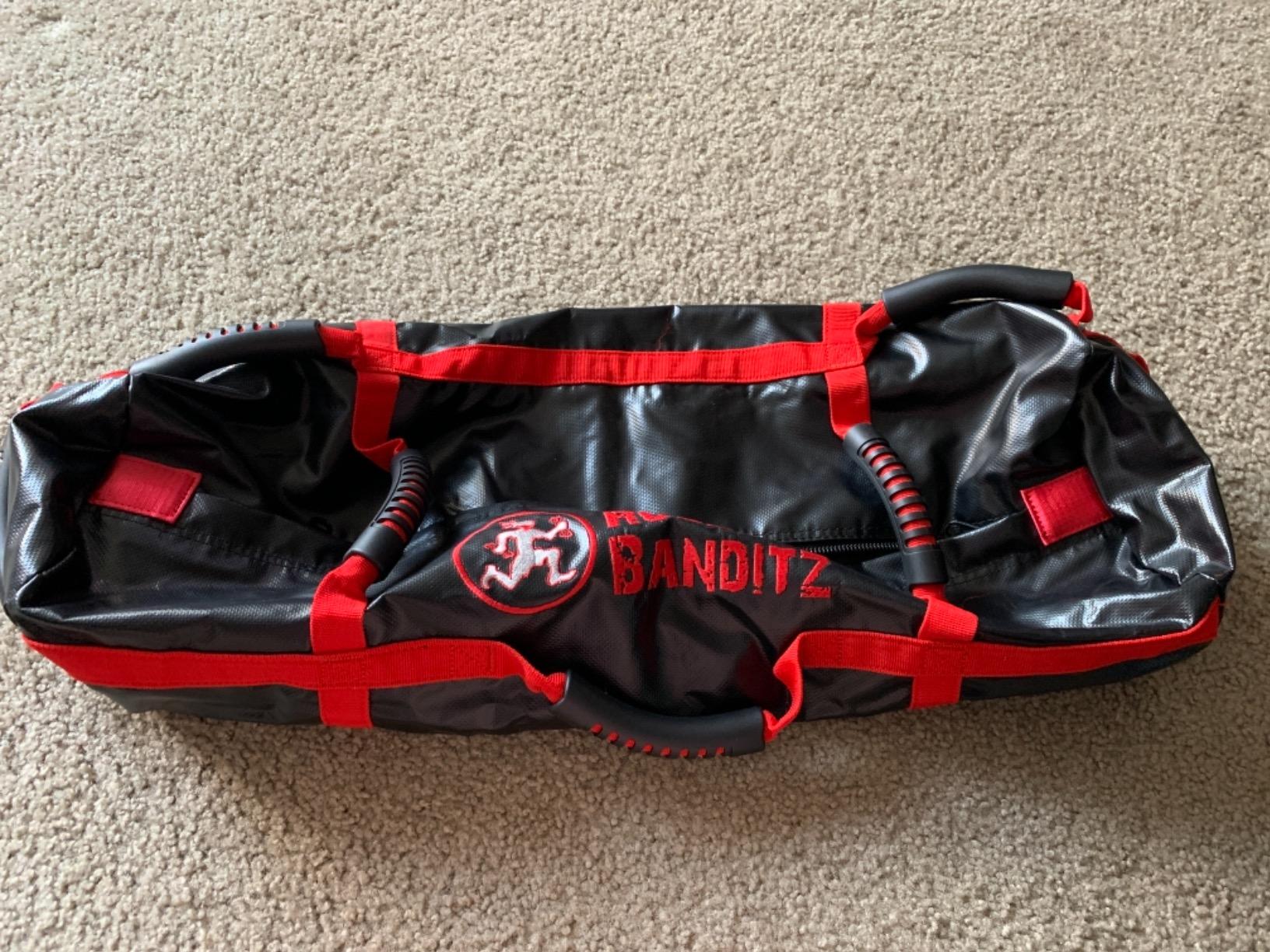 Rubberbanditz- Extra Large Fitness Sand Bag for Workout | Heavy Duty Sand Bags Weights for Crossfit, at Home Workouts, Cross-Training, Conditioning and Exercise customer photo 2