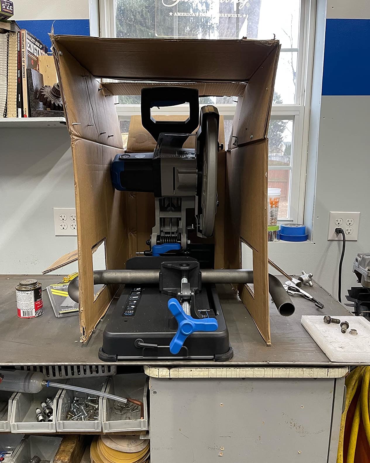 Evolution S355CPSL Heavy Duty 14 Inch Metal Cutting Chop Saw with 14 Inch Carbide-Tipped Blade, Dry Cut, Miter 45° customer photo 1