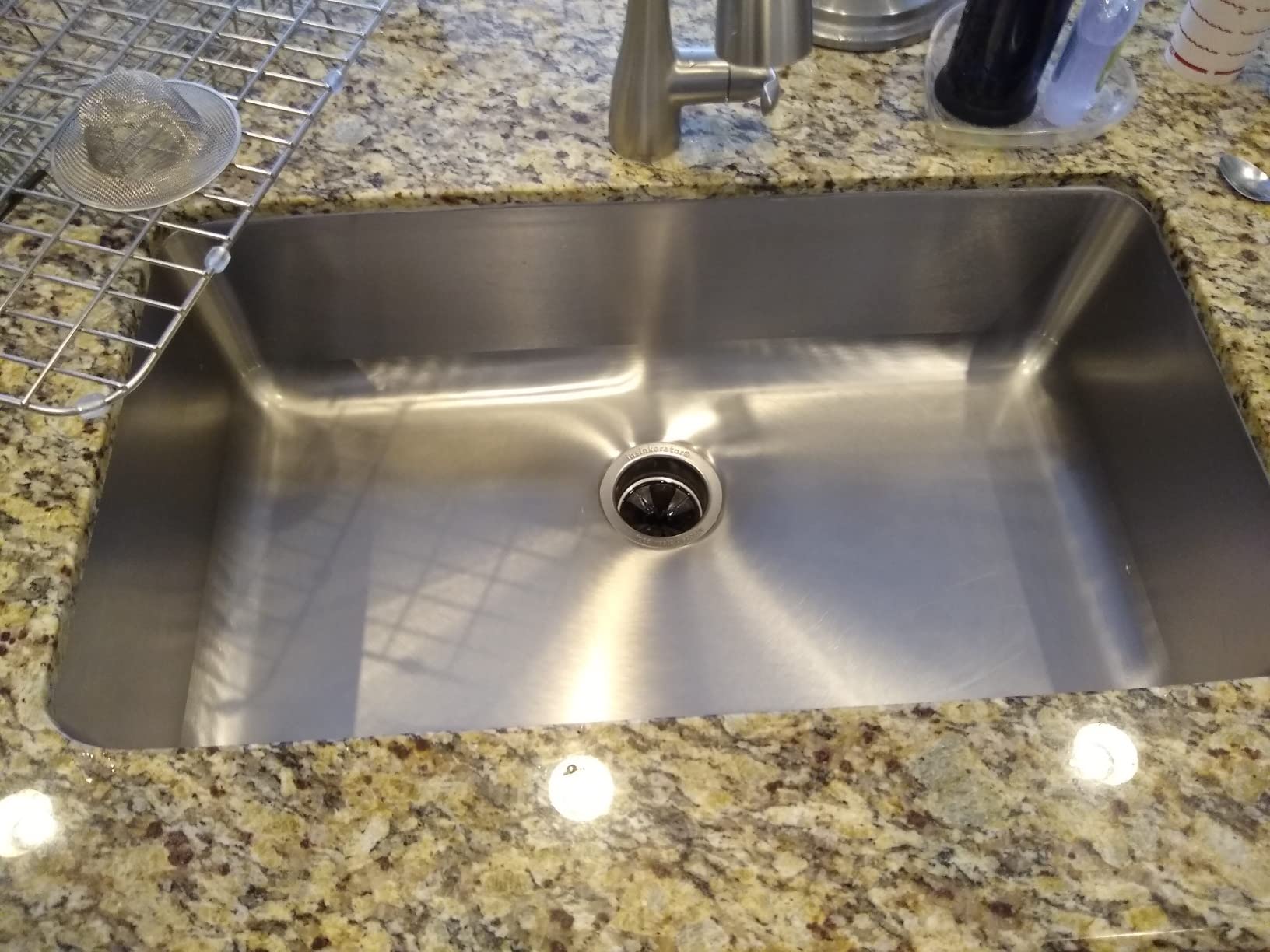KRAUS Dex 33-inch Undermount 16 Gauge Stainless Steel Single Bowl Kitchen Sink, KA1US33B customer photo 1