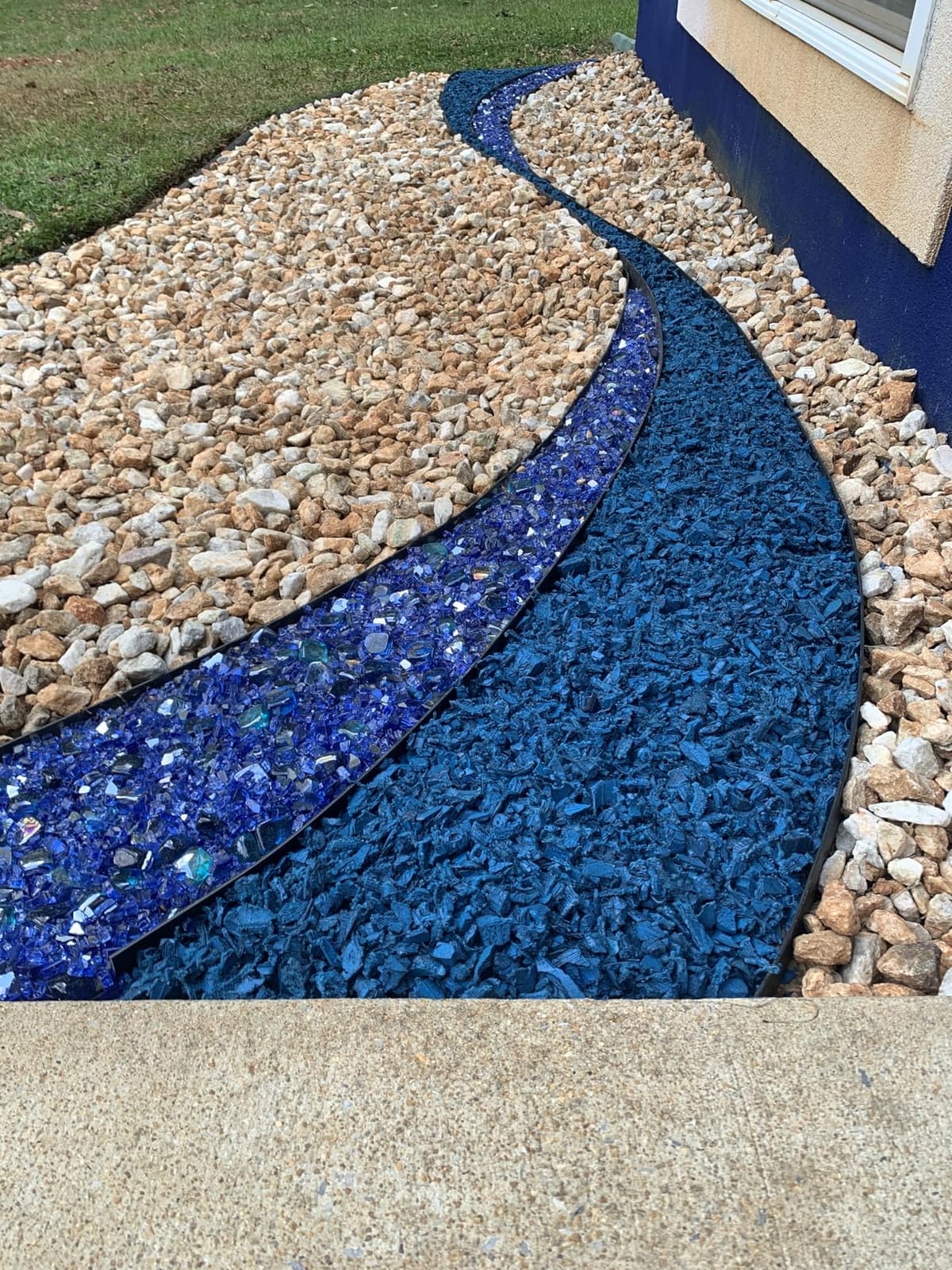 Playsafer Rubber Mulch Nuggets Protective Flooring for Playgrounds, Swing-Sets, Play Areas, and Landscaping (40 LBS - 1.55 CU. FT., Black) customer photo 2