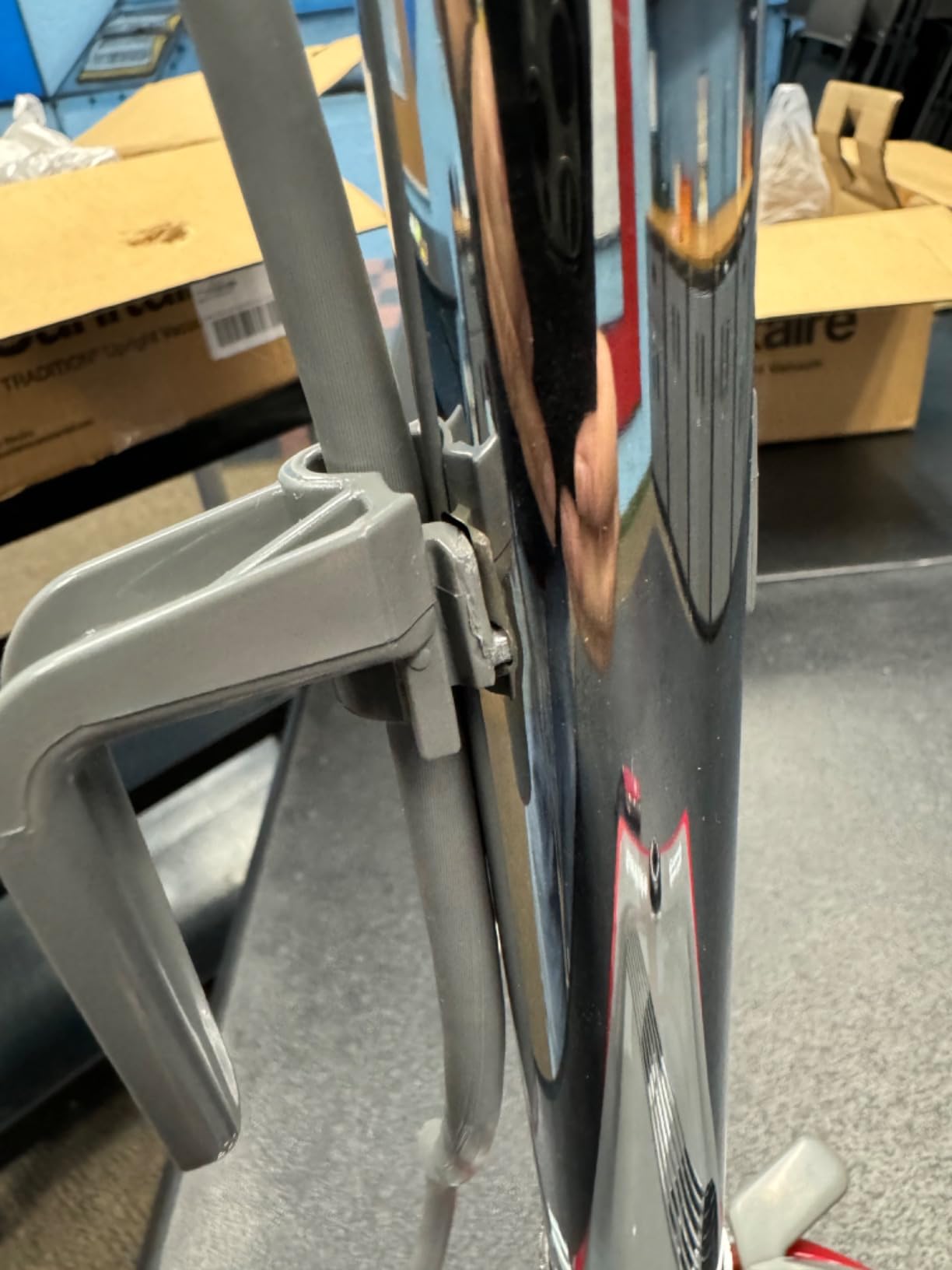 Sanitaire SC679K Tradition Upright Commercial Bagged Vacuum, Red customer photo 2