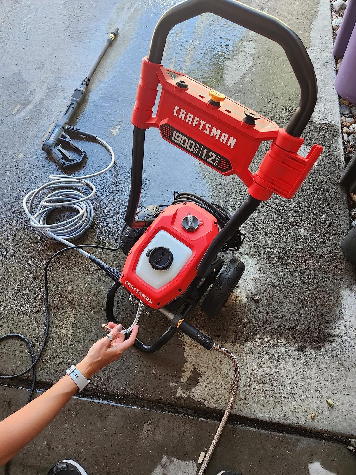 CRAFTSMAN Electric Pressure Washer, Cold Water, 1900-PSI, 1.2-GPM, Corded (CMEPW1900) customer photo 2