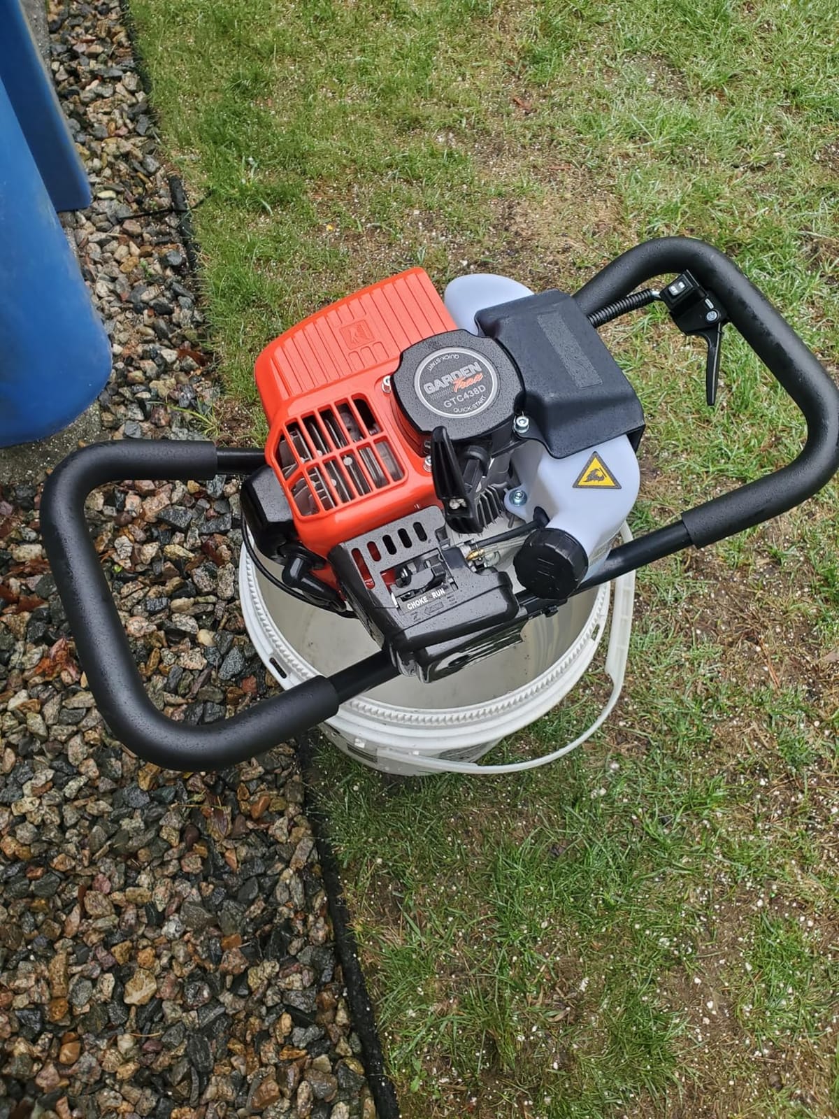 GardenTrax Earth Auger Combo 43cc 2cycle Powerhead with 8 Inch Auger Drill Bit EPA Compliant Post Hole Digger customer photo 2