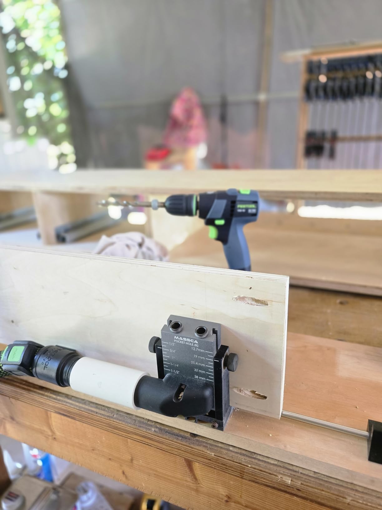 Massca Aluminum Pocket Hole Jig System Pro M2 customer photo 1