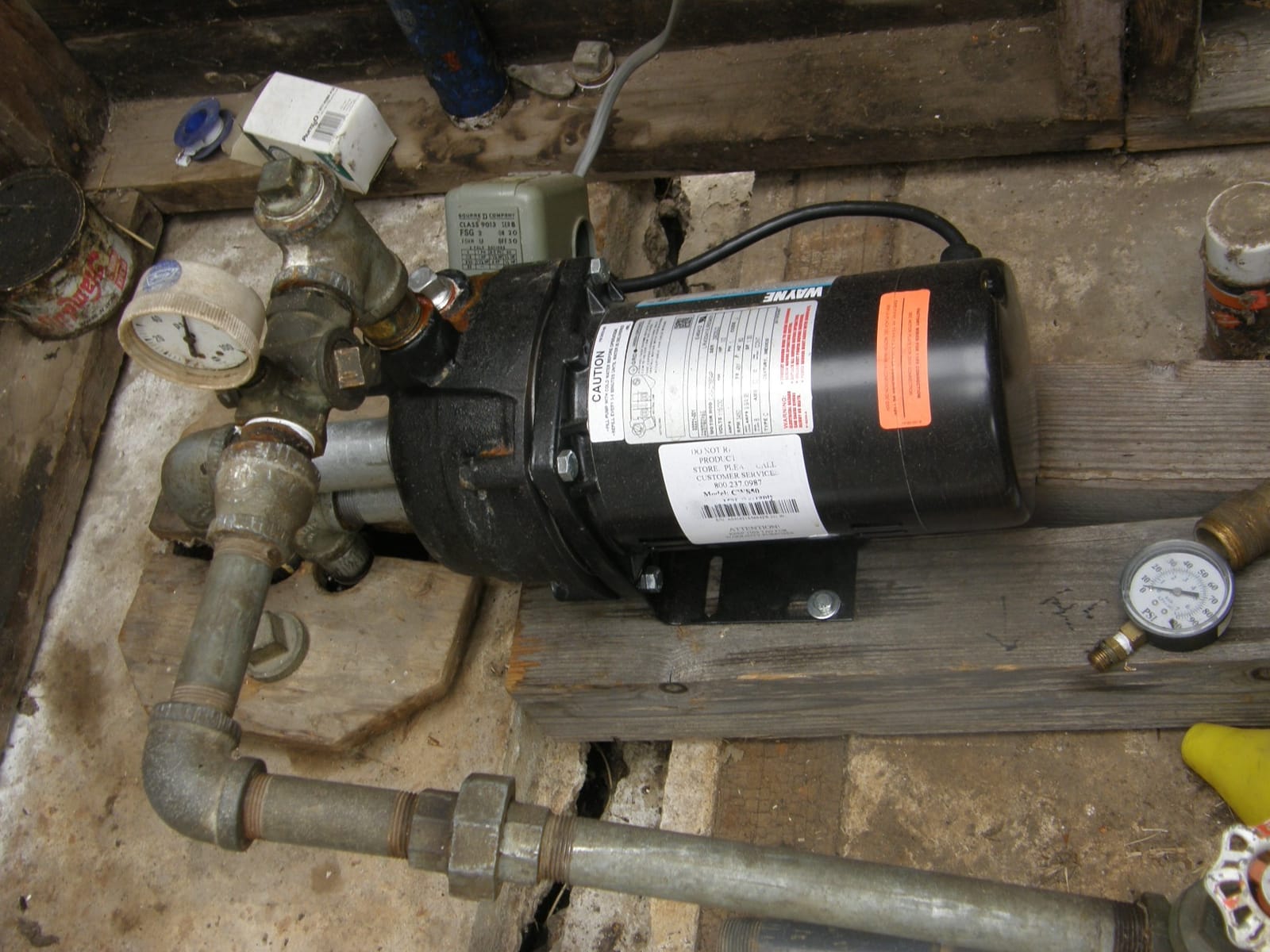 WAYNE CWS50 1/2 HP Cast Iron Convertible Jet Well Pump - Up to 408 Gallons Per Hour customer photo 2
