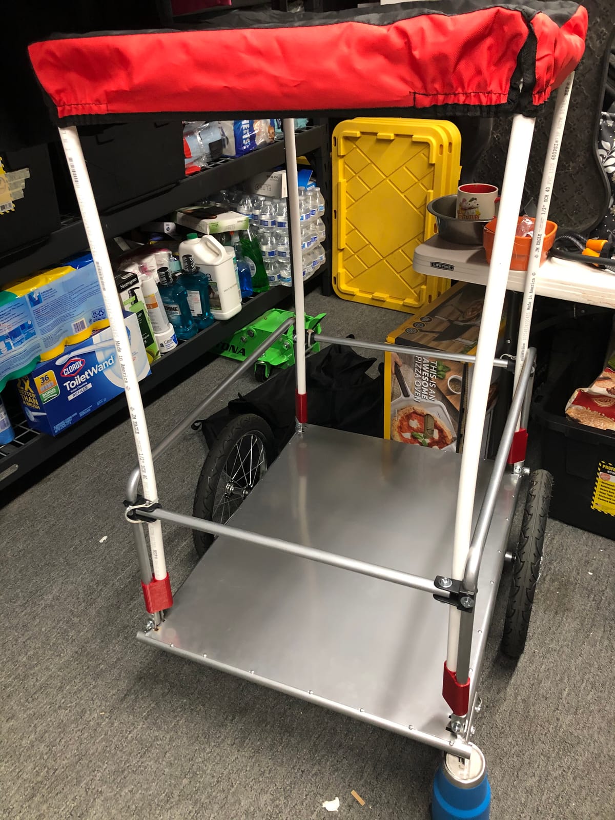 Goplus Bike Cargo Trailer, Foldable Bicycle Trailer with 16