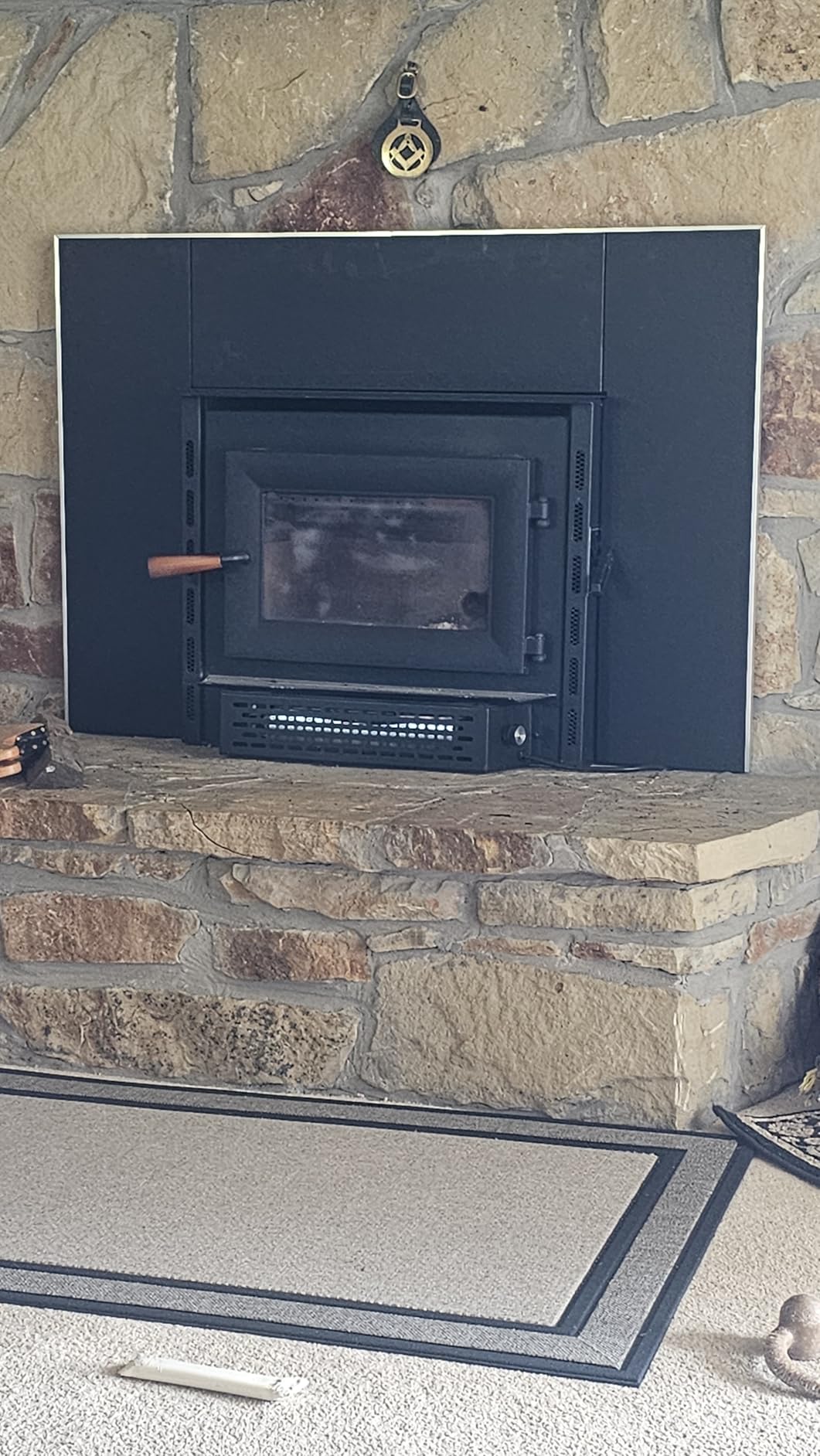 Ashley Hearth AW1820E 1,200 Sq. Ft. Wood Stove Insert, Black customer photo 1