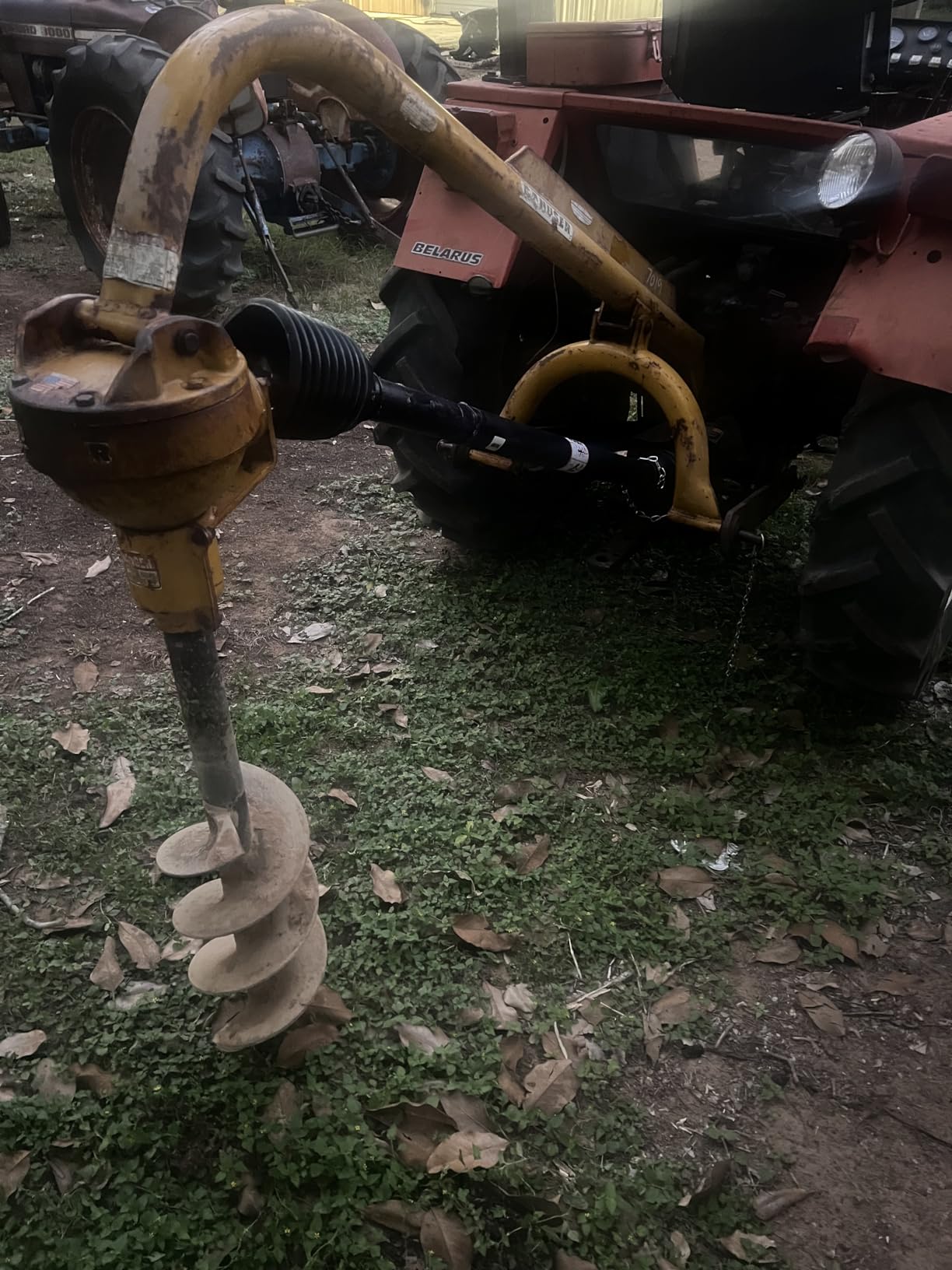 New Post Hole Digger PTO Shaft, Heavy Duty Series 4, 1-1/4