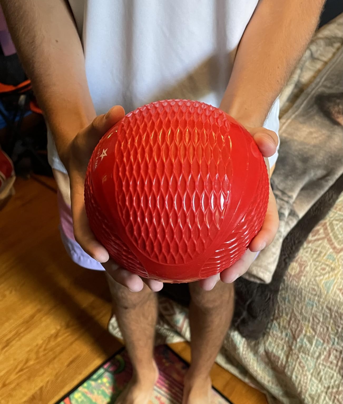 Yes4All Weighted Toning Balls for Exercise, Soft Medicine Balls for Exercise, Pilates, Yoga, Balance, Flexibility, 2-10lbs customer photo 2