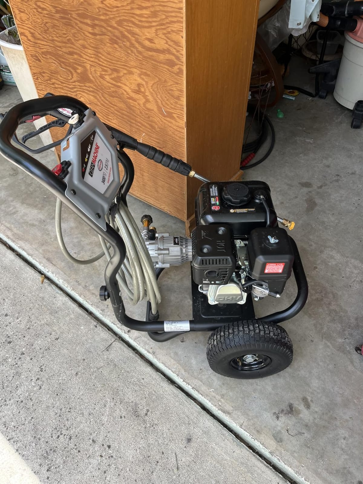 Simpson Clean Machine 3400 PSI Gas Pressure Washer, 2.5 GPM, CRX engine customer photo 2