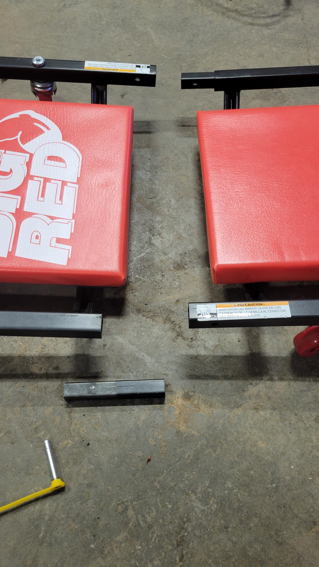 BIG RED Rolling Garage/Shop Creeper: 2-Piece, 36