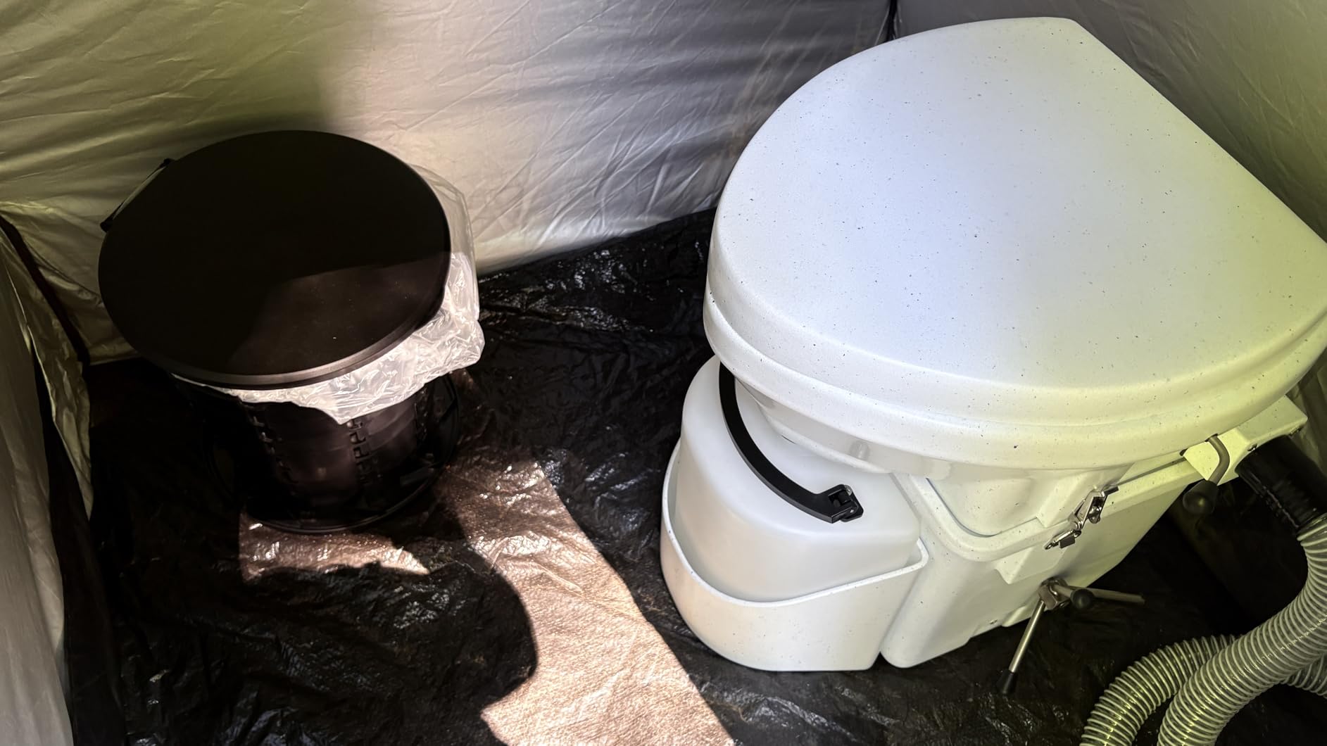 Nature's Head Self Contained Composting Toilet with Foot-Spider Handle customer photo 1