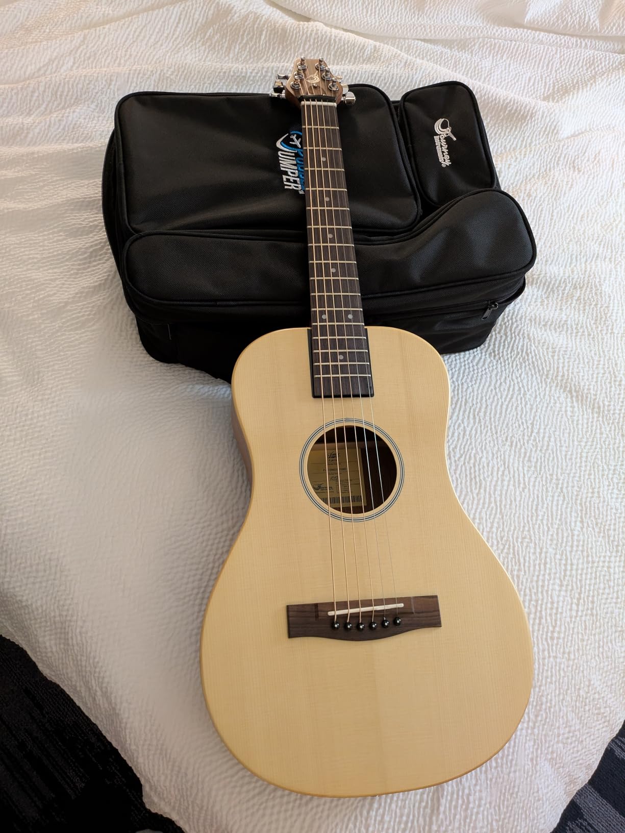 Journey Instruments Solid Sitka Acoustic Collapsible Travel Guitar PJ410N customer photo 1