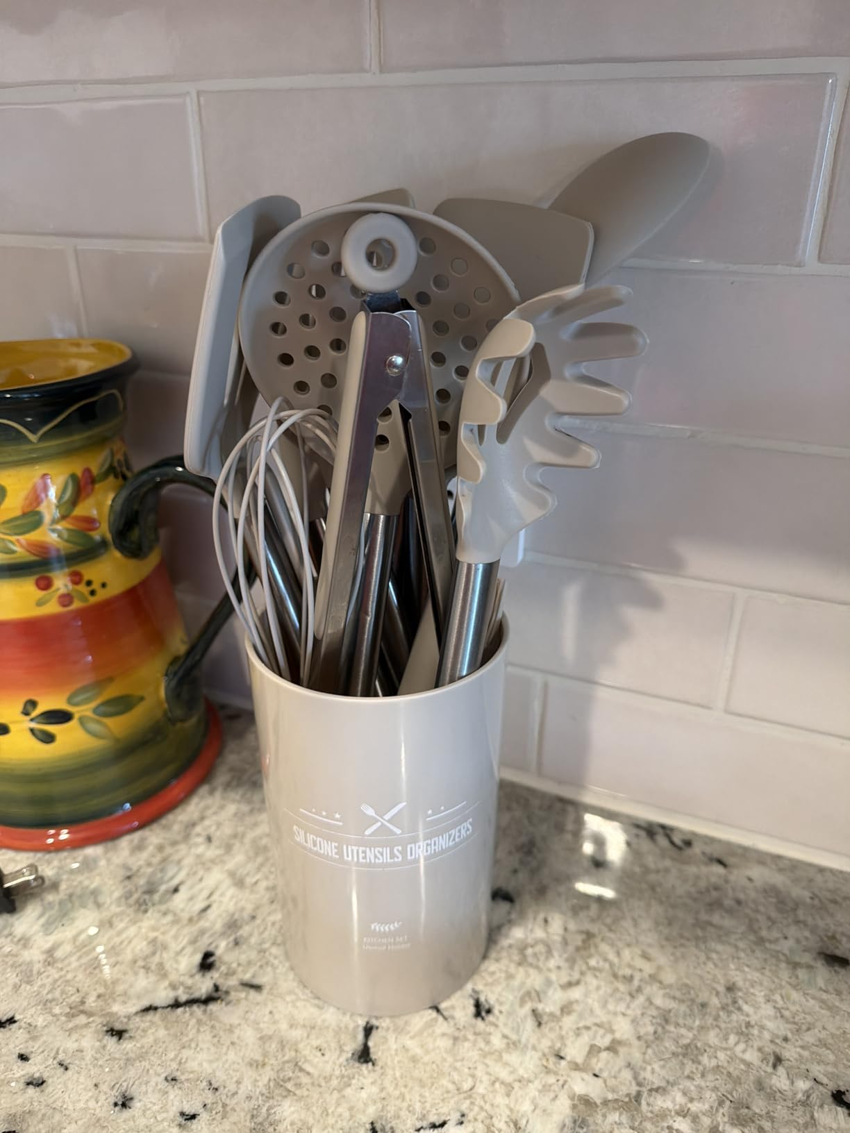Stainless Steel Kitchen Cooking Utensil Set, Umite Chef 15 pcs Utensils - Nonstick Cookware Set Spatula -Kitchen Gadgets Tools Gift customer photo 2