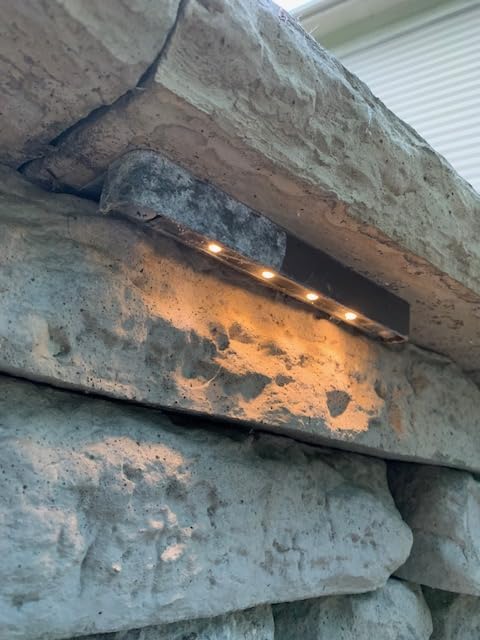 LEONLITE 8-Pack 7 Inch LED Hardscape Lighting, 3W/4W/5W, 2700K Soft White | Update Dimmable Retaining Wall Lights, Low Voltage Landscape Lighting, 12-24V AC/DC Paver Light, Outdoor Step Lights, ETL customer photo 1
