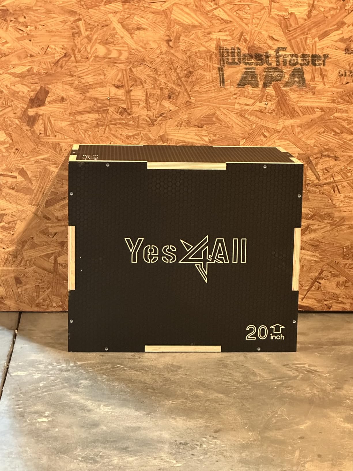 Yes4All 3 in 1 Non-Slip Wooden Plyo Box, Step Up Box for Workout, Plyometric Jump Box for Skipping, Jumping, Lunges, Squats, Dips customer photo 2