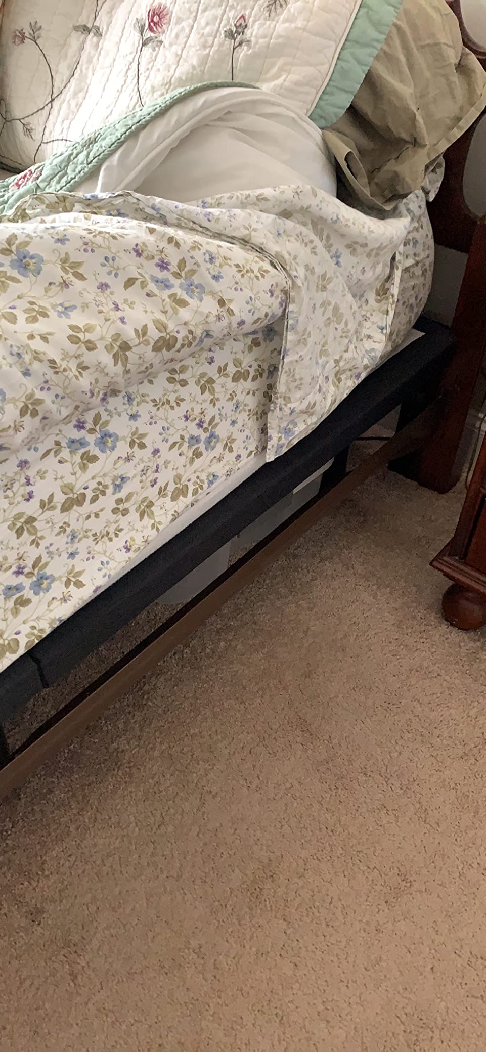 Blissful Nights King e3 Adjustable Bed Base Frame with Head and Foot Incline, Wireless Remote Control, Easy Assembly, and 10 Year Warranty customer photo 2