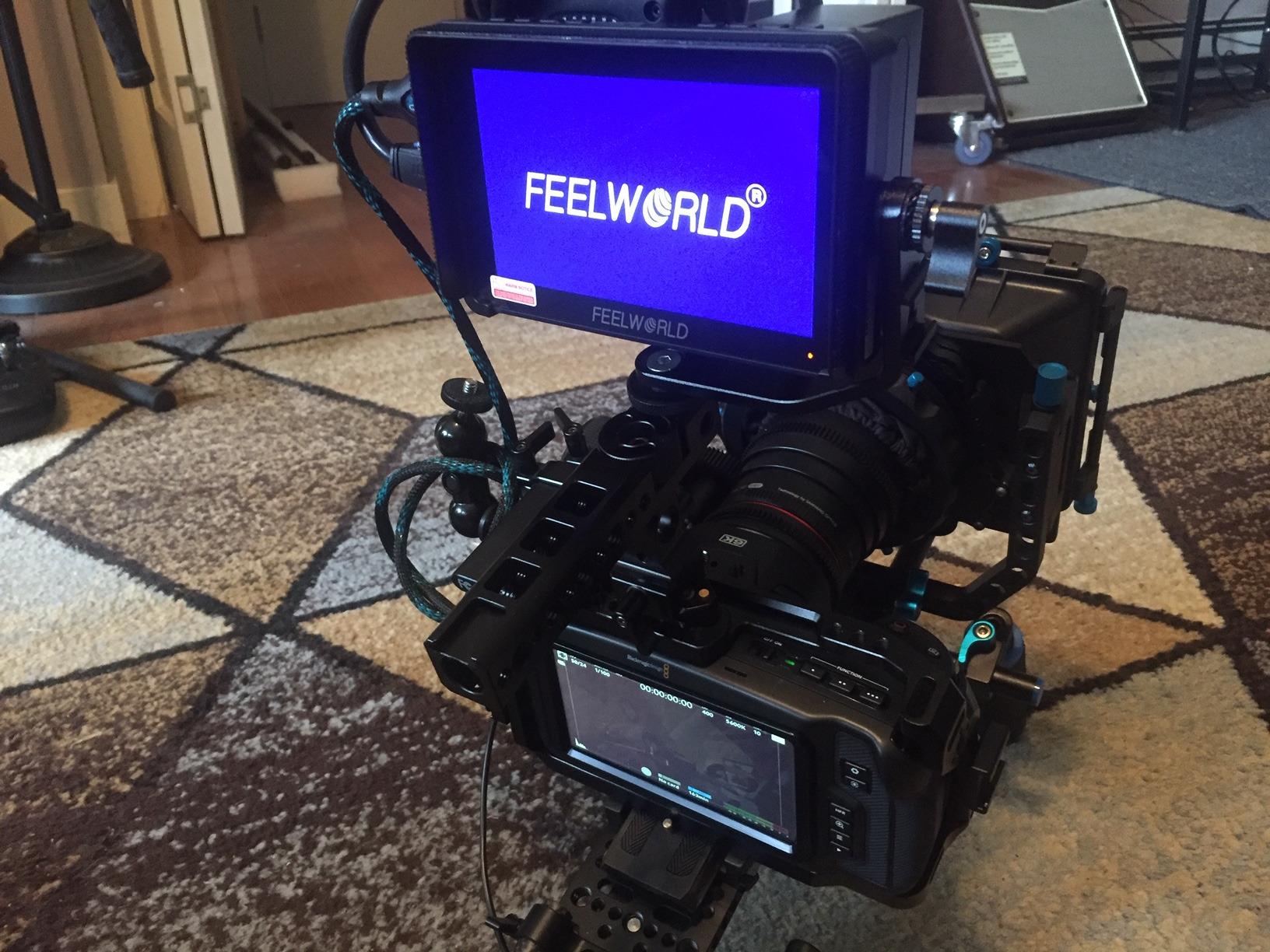 FEELWORLD F5 Pro V4 6 Inch Touch Screen DSLR Camera Field Monitor with 3D LUT F970 External Kit Install for Power Wireless Transmission IPS FHD1920x1080 4K HDMI Input Output 5V Type-c Input Tilt Arm customer photo 2
