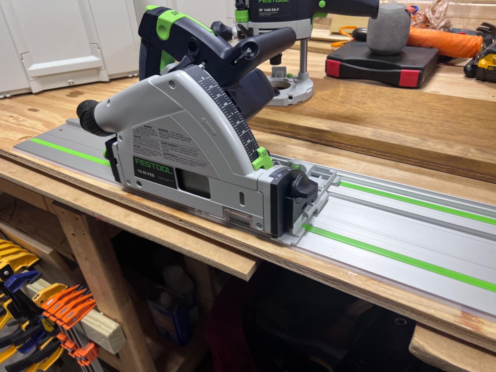 Festool Plunge-Cut Track Saw TS 55 FEQ-F-Plus-FS with 55-Inch (1400mm) Guide Rail customer photo 1