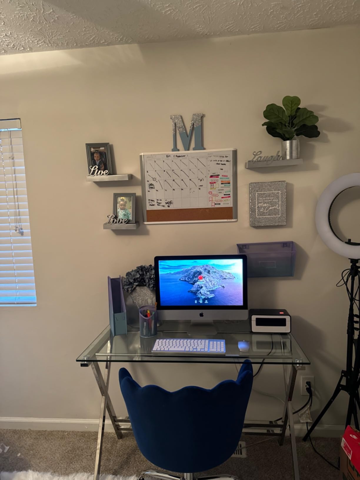 Tempered Glass Computer Desk Modern Student Writing Study Desk, Small Computer Desk, Home Office Desk customer photo 2
