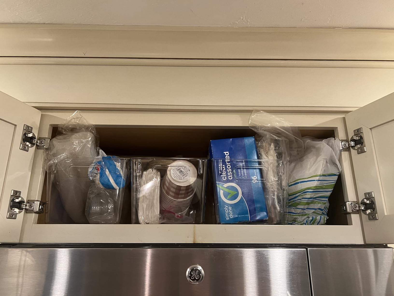 ClearSpace Clear Plastic Storage Bins - Pantry Organizers & Storage Containers, Cabinet Organizer - Home Organization Must Haves for Kitchen, Laundry Room, Office, Closet, Garage & Freezer customer photo 2