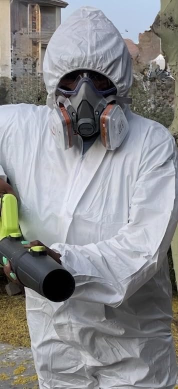 AirGearPro G-500 Reusable Respirator Mask with A1P2 Filters for Painting, Welding, Woodworking, Construction, Sanding, Spraying, Chemicals, DIY customer photo 2