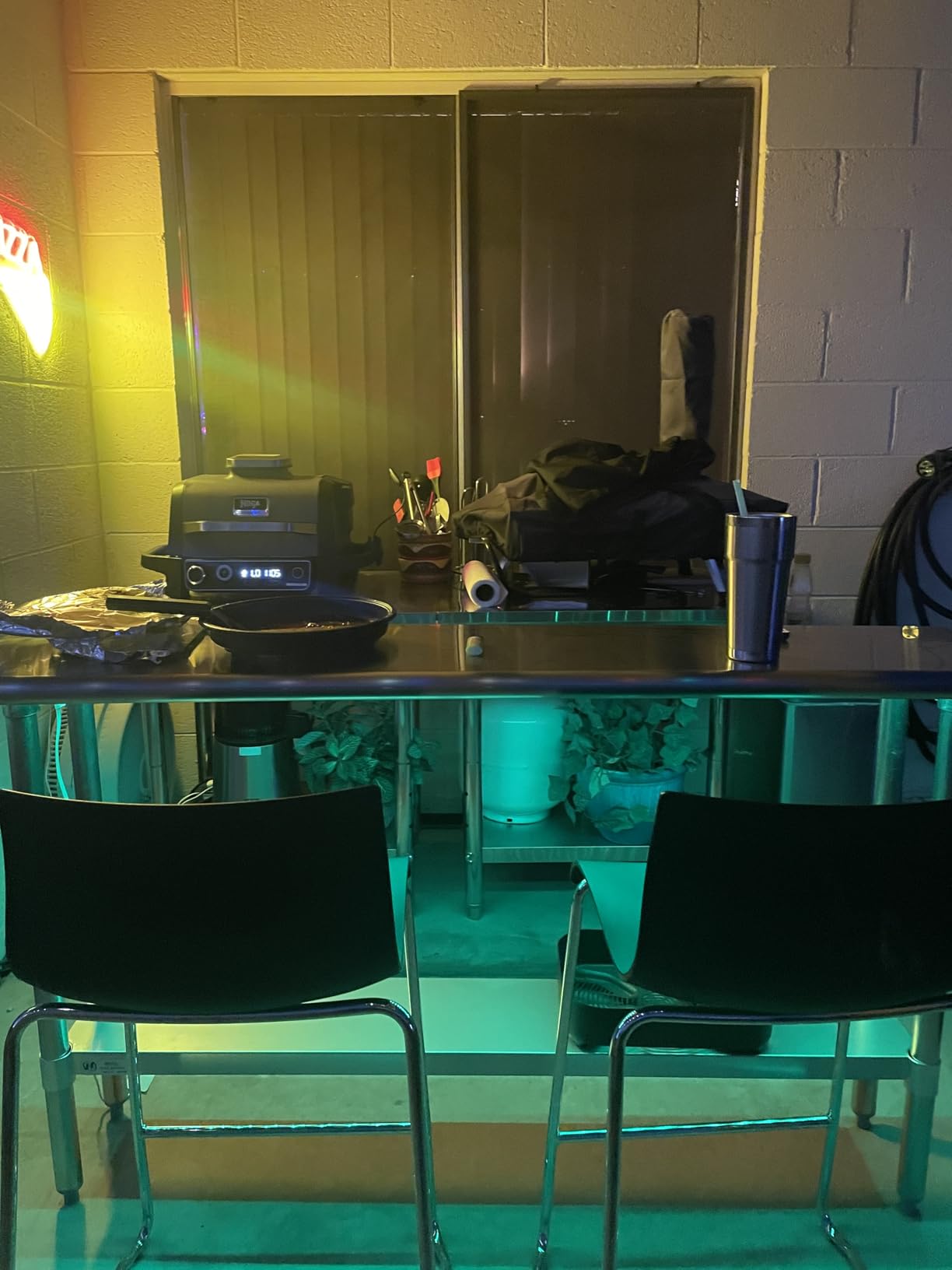 Hally Stainless Steel Table for Prep & Work 24 x 48 Inches NSF Commercial | Metal Heavy Duty Workbench, Adjustment Undershelf, for Kitchen, Restaurant, Home, Hotel, Garage, Pizza Oven, Galvanized Legs customer photo 2