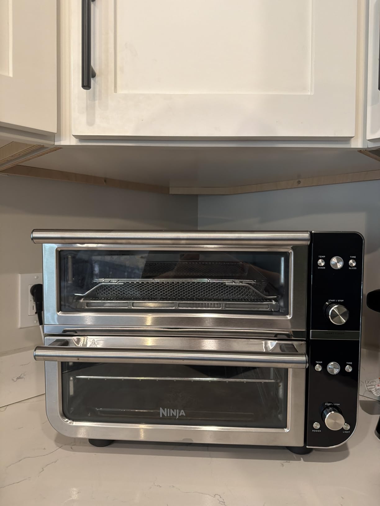 Ninja Foodi XL Pro Air Fry Oven, 10-in-1, Stainless Steel, DT201 | Fits 5 lb chicken, Air fry, roast, bake, broil, toast, dehydrate, reheat, pizza, 1800W customer photo 1