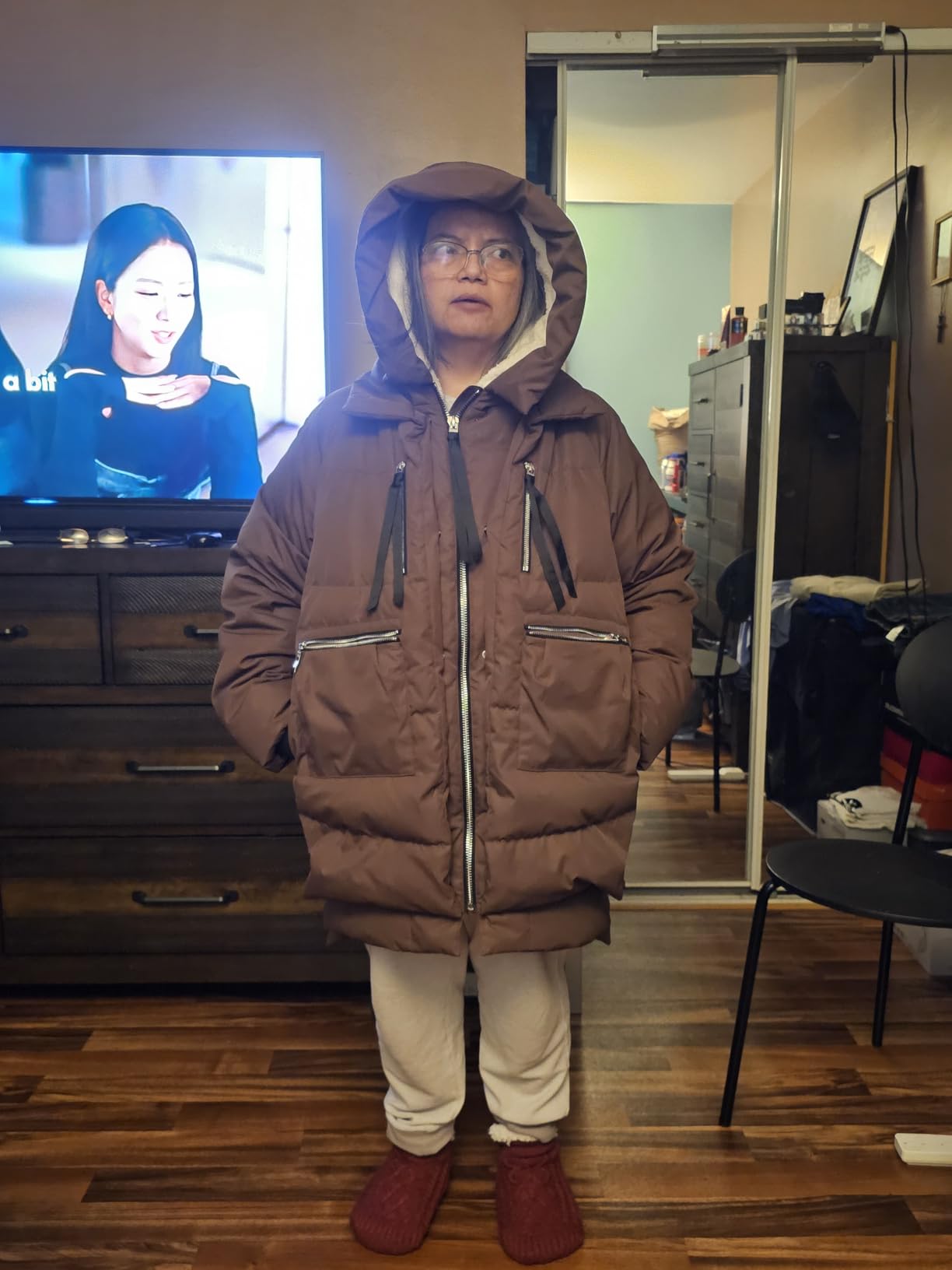 Women's Thickened Down Jacket customer photo 1
