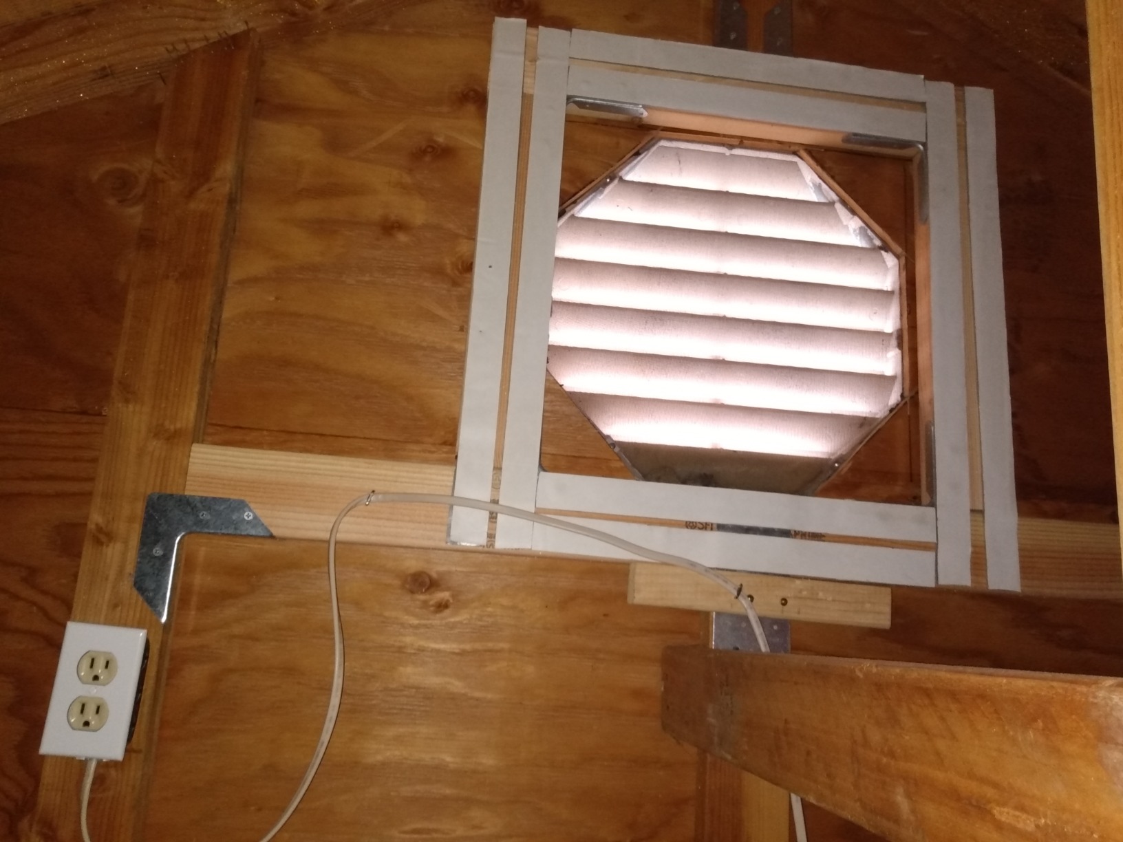 Quietcool AFG PRO-2.0 Attic Fan for Gable Vents - 1945 CFM - Adjustable Thermostat - 20ft Power Cord - Plug-and-play - Two Speed Capable customer photo 1