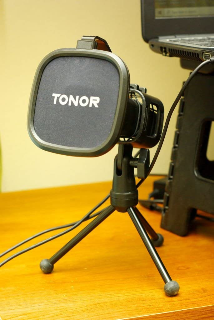 TONOR USB Microphone for PC, Cardioid Condenser Computer Mic with Tripod Stand, Pop Filter, Shock Mount for Gaming, Streaming, Podcasting, YouTube customer photo 1