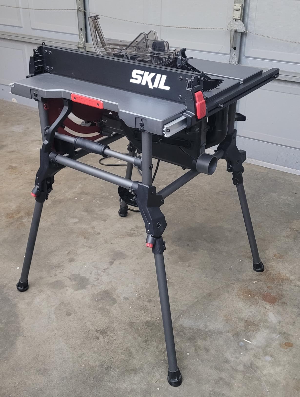 SKIL 15 Amp 10 Inch Portable Jobsite Table Saw with Folding Stand- TS6307-00 customer photo 1