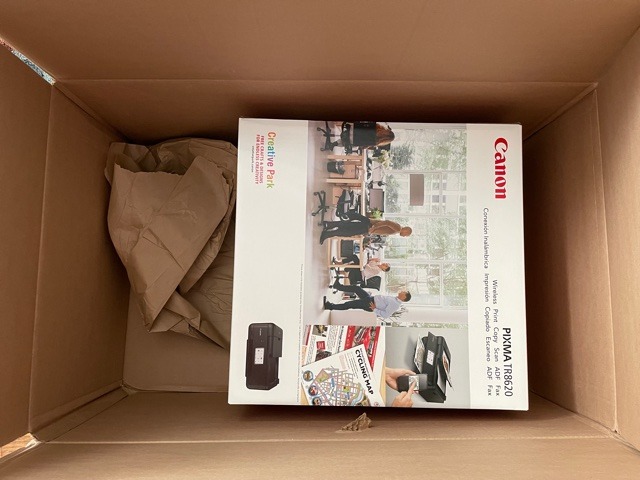 Canon TR8620 All-in-One Printer for Home Office | Copier | Scanner | Fax | Auto Document Feeder | Photo and Document Printing | Airprint and Android Printing, Black customer photo 2