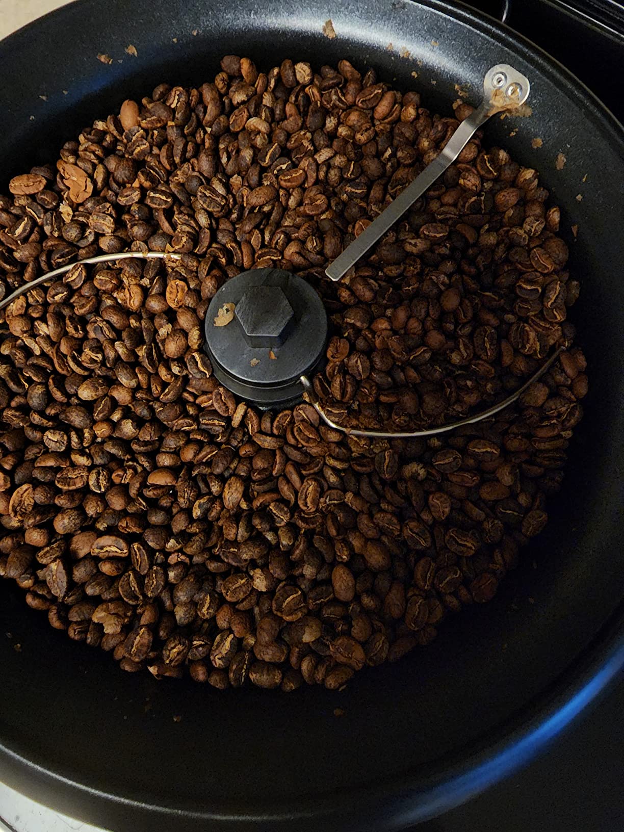 ANGELLOONG Coffee Roaster Machine, 110V 1200W Coffee Bean Roaster | 750g Home Roasting, 1200W Heating, 212-464 F Temp Control, 0-60 Min Timer, Stirring, Glass Lid customer photo 2