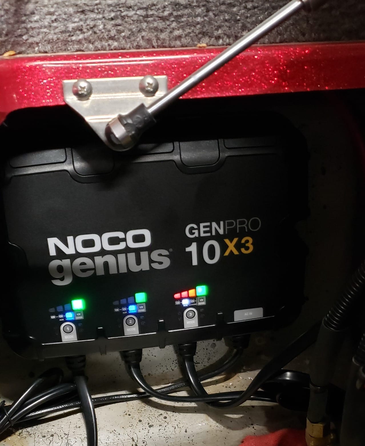 NOCO GENPRO10X3 12V 30A 3-Bank OnBoard Marine Battery Charger & Maintainer | Charges 3 Batteries at Once, IP68 Waterproof, Overcharge Protection, Temperature Compensation, For Lead-Acid & Lithium customer photo 1