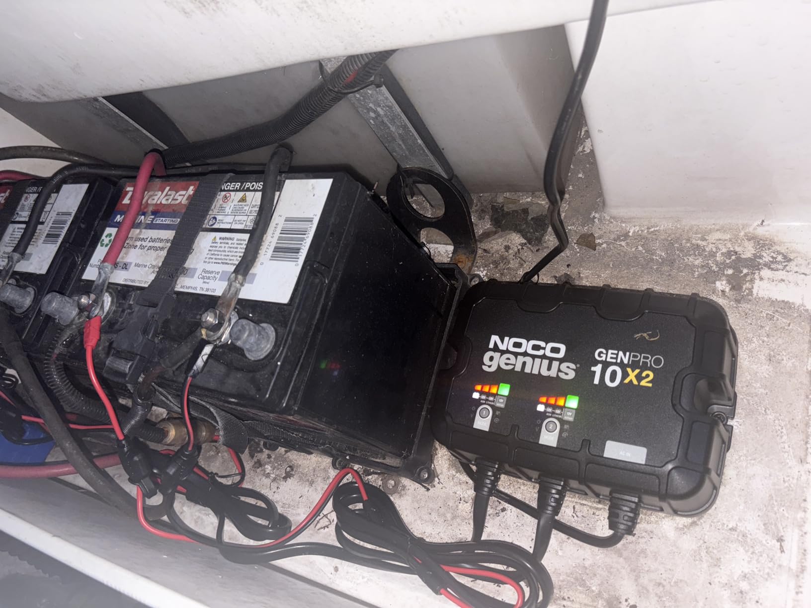 NOCO GENPRO10X2 12V 20A 2-Bank OnBoard Marine Battery Charger & Maintainer customer photo 2